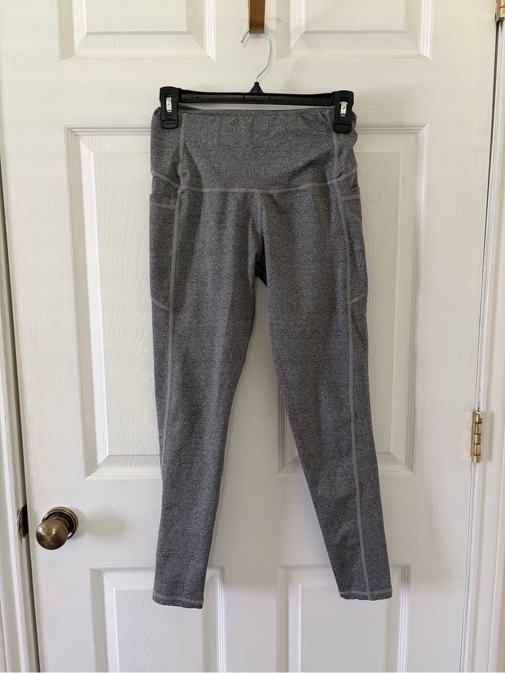 SHEIN Women's High-Waist Performance Leggings - Gray